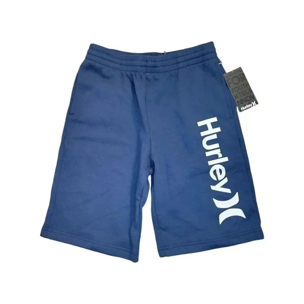 Hurley Boys Shorts Youth Medium 10-12 Navy Blue NWT